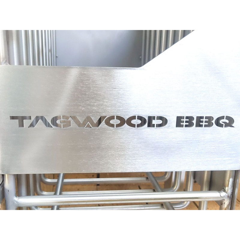 Tagwood BBQ05SS Built-In Santa Maria Grill | Tagwood Logo Detail
