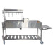 Tagwood BBQ06SS Argentine Santa Maria Gaucho Grill | Front View With Side Table
