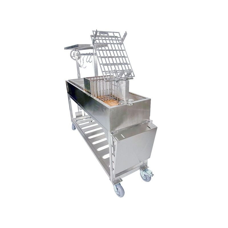 Tagwood BBQ06SS Argentine Santa Maria Gaucho Grill | Side View
