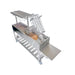 Tagwood BBQ06SS Argentine Santa Maria Gaucho Grill | Rear Angle View