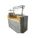 Tagwood BBQ09SS Insert Santa Maria Grill | Installed Side View