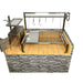 Tagwood BBQ09SS Insert Santa Maria Grill | Installed In Stone Island Angle View