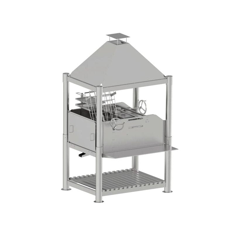 Tagwood BBQ12SS Beast XL Argentine Santa Maria Gaucho Grill - 304 Stainless Steel | View 4
