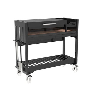 Tagwood BBQ18SI Chief Series Argentine Wood Fire & Charcoal Gaucho Grill - Black Steel | View 2