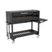 Tagwood BBQ18SI Chief Series Argentine Wood Fire & Charcoal Gaucho Grill - Black Steel | View 4