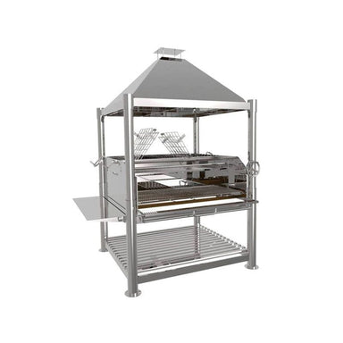 Tagwood BBQ22SS XL Argentine Santa Maria Gaucho Grill - 304 Stainless Steel | View 2