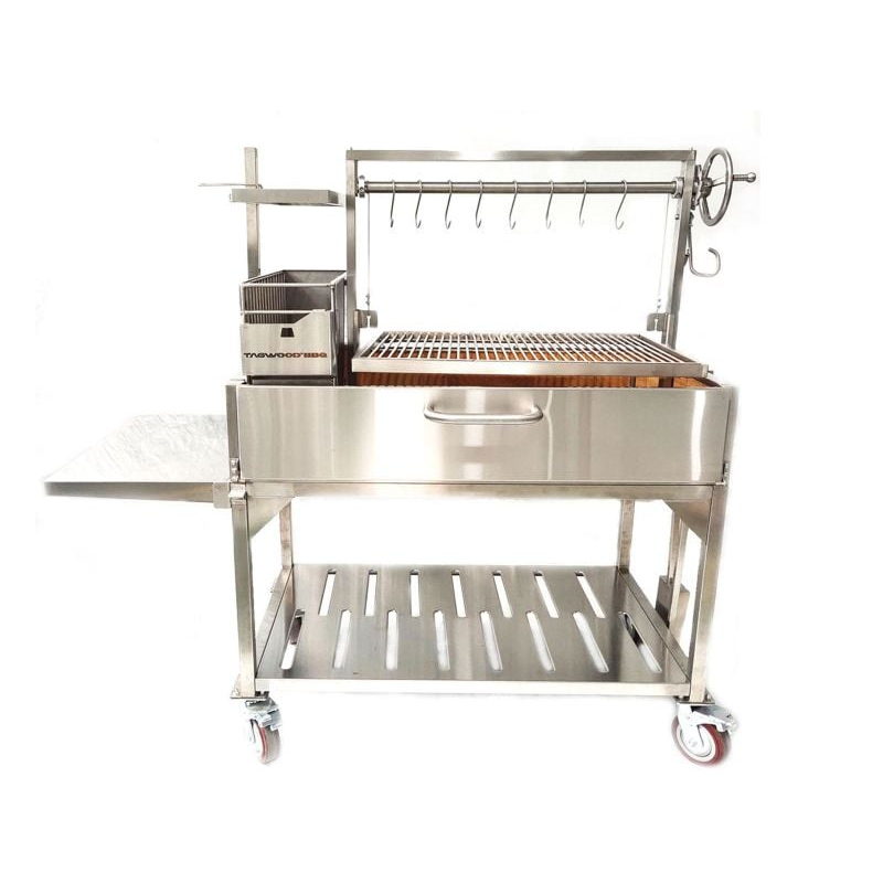 Tagwood BBQ23SS XL Argentine Santa Maria Gaucho Grill | Angle View