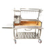 Tagwood BBQ23SS XL Argentine Santa Maria Wood Fire & Charcoal Gaucho Grill - 304 Stainless Steel