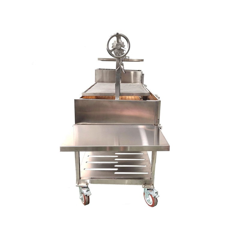Tagwood BBQ24SS XL Double Argentine Santa Maria Gaucho Grill - 304 Stainless Steel | View 3