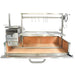 Tagwood BBQ25SS XL Built-In Santa Maria Grill | Front View With Secondary Grate