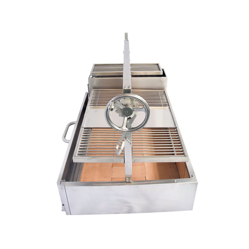 Tagwood BBQ25SS XL Built-In Santa Maria Grill | Rear Angle View