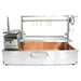 Tagwood BBQ25SS XL Built-In Argentine Santa Maria Wood Fire & Charcoal Gaucho Grill - 304 Stainless Steel