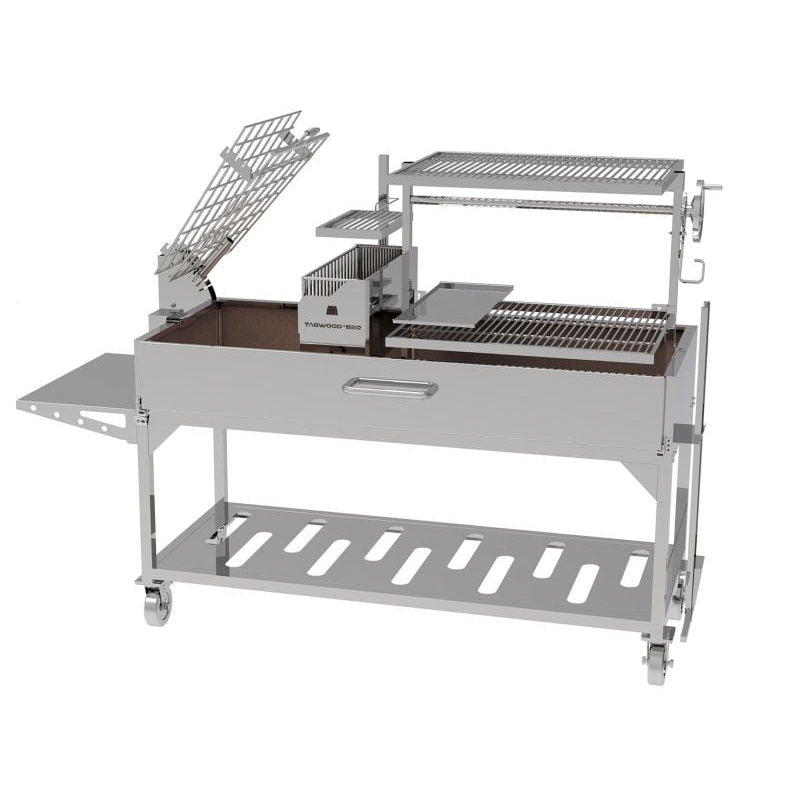 Tagwood BBQ26SS XL Argentine Santa Maria Gaucho Grill - 304 Stainless Steel | View 2