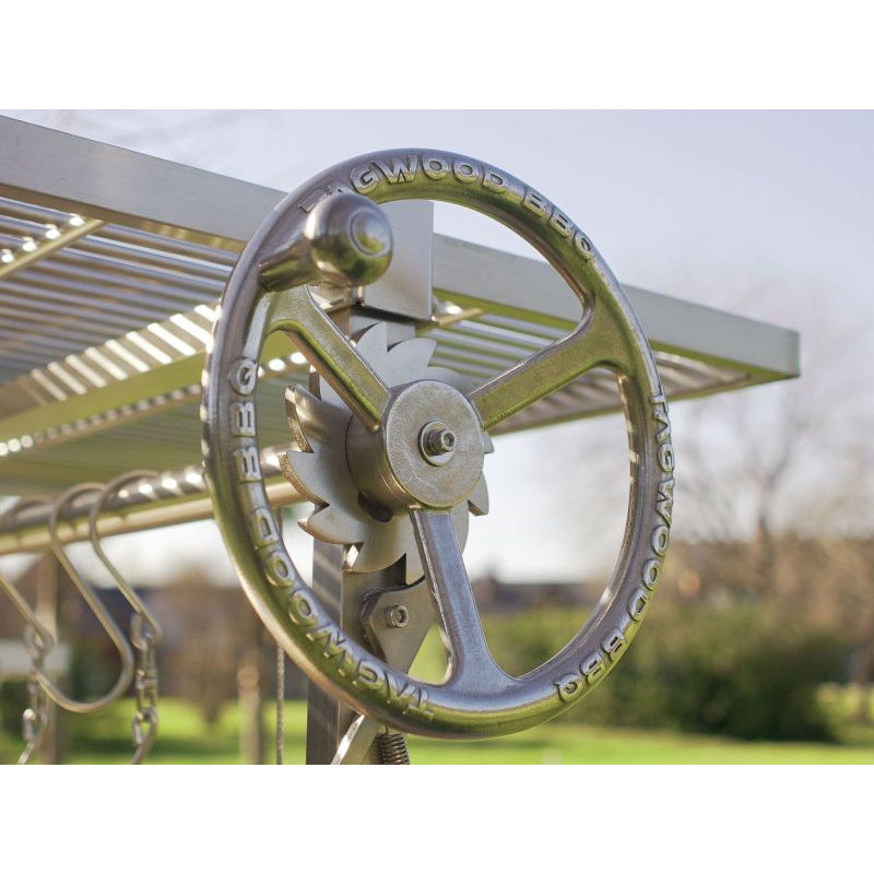 Tagwood BBQ26SS XL Argentine Santa Maria Gaucho Grill - 304 Stainless Steel | View 5