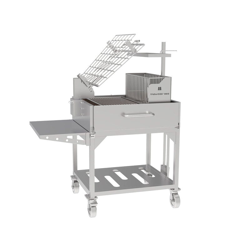 Tagwood BBQ33SS Argentine Clamp Grill With Firebox - 304 Stainless Steel | View 4