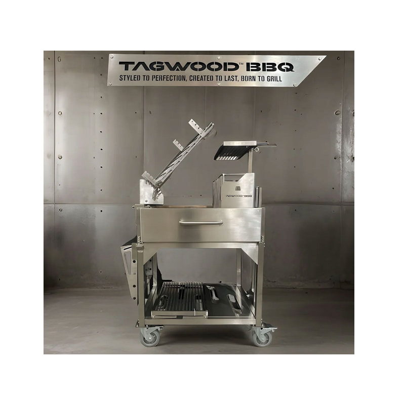 Tagwood BBQ33SS Argentine Clamp Grill With Firebox - 304 Stainless Steel | View 7