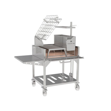 Tagwood BBQ33SS Argentine Clamp Grill With Firebox - 304 Stainless Steel