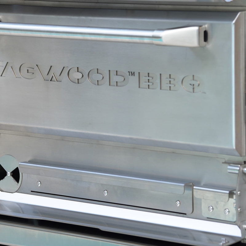Tagwood Oven Fire Grill | Lower Airflow Control Detail
