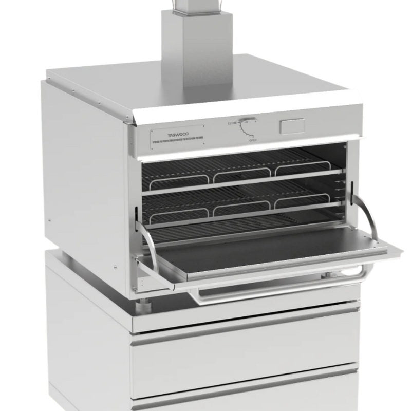Tagwood TAG01 Argentine Charcoal Oven Fire Grill With TAG06 Base Cabinet - 304 Stainless Steel