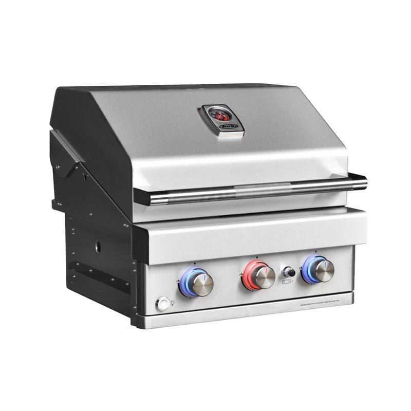 Turbo 26-Inch 3-Burner Built-In Gas Grill