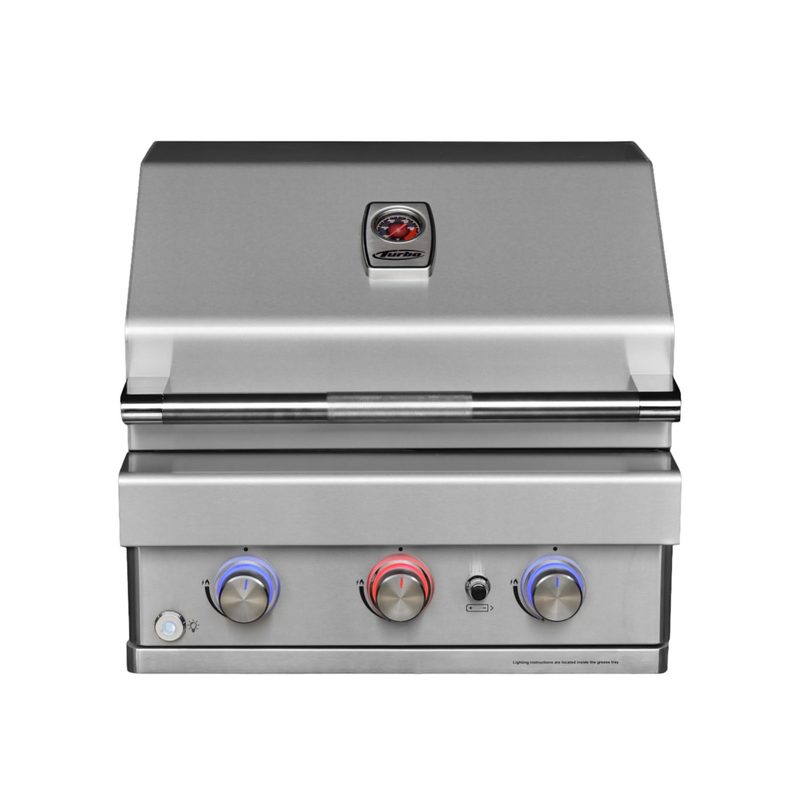 Turbo 26-Inch 3-Burner Built-In Gas Grill