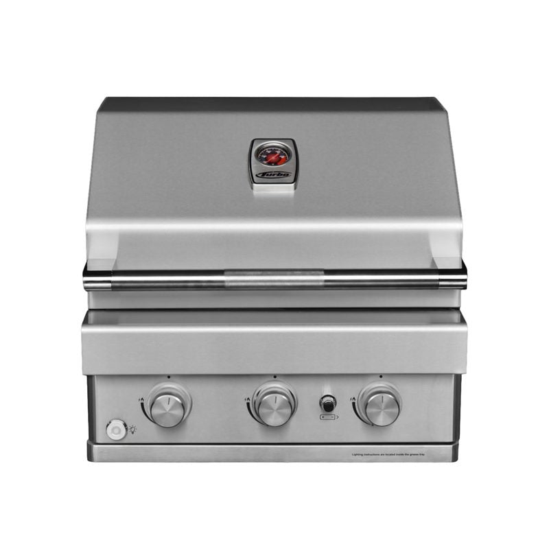 Turbo 26-Inch 3-Burner Built-In Gas Grill