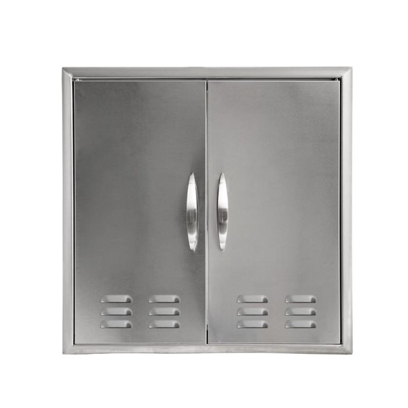 Turbo 26-Inch Louvered Double Access Doors - 26DADV