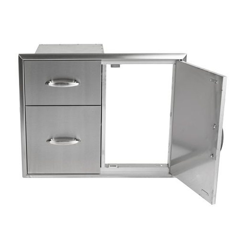 Turbo 31-Inch Stainless Steel Access Door and Double Drawer Combo - 308156