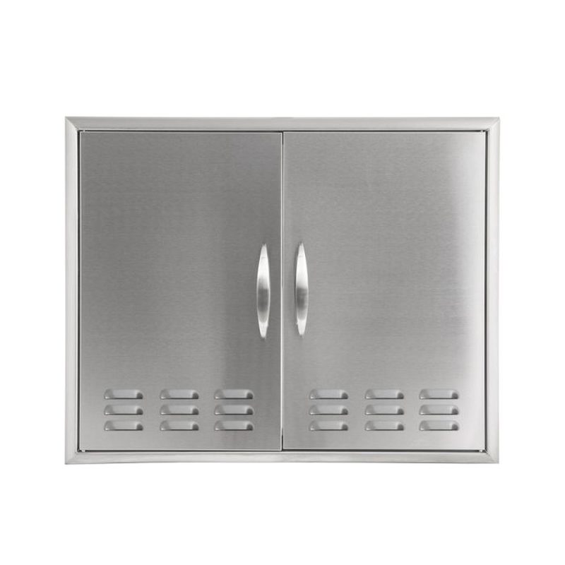 Turbo 31-Inch Louvered Double Access Doors - 31DADV