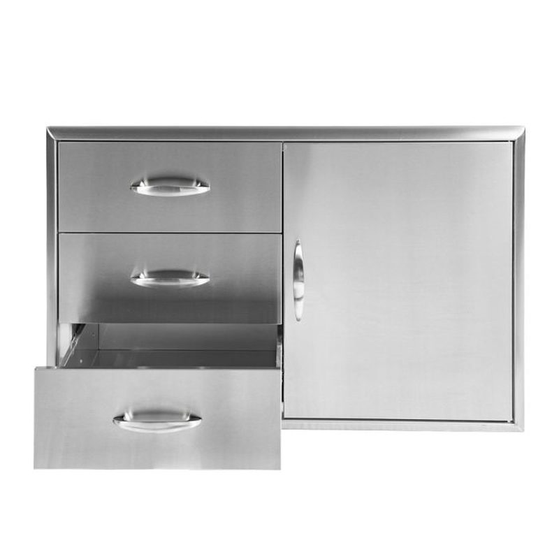 Turbo 39-Inch Stainless Steel Access Door and Double Drawer Combo - 308164