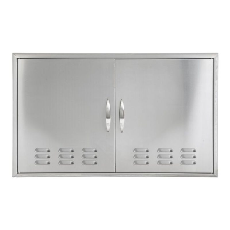 Turbo 39-Inch Louvered Double Access Doors - 39DADV