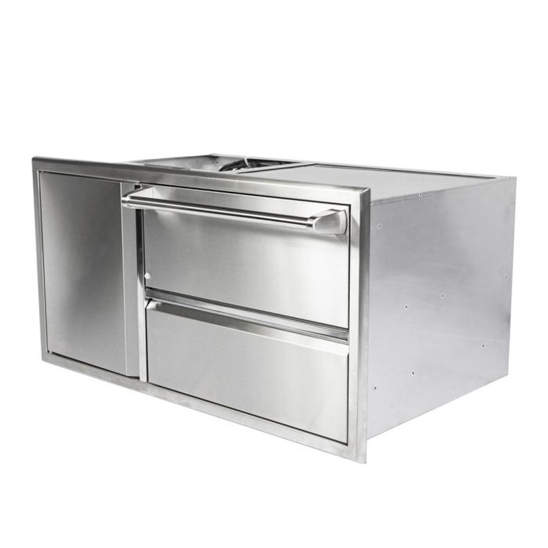 Turbo 42-Inch Door and Warming Drawer Combo - 42WARMINGCOMBO