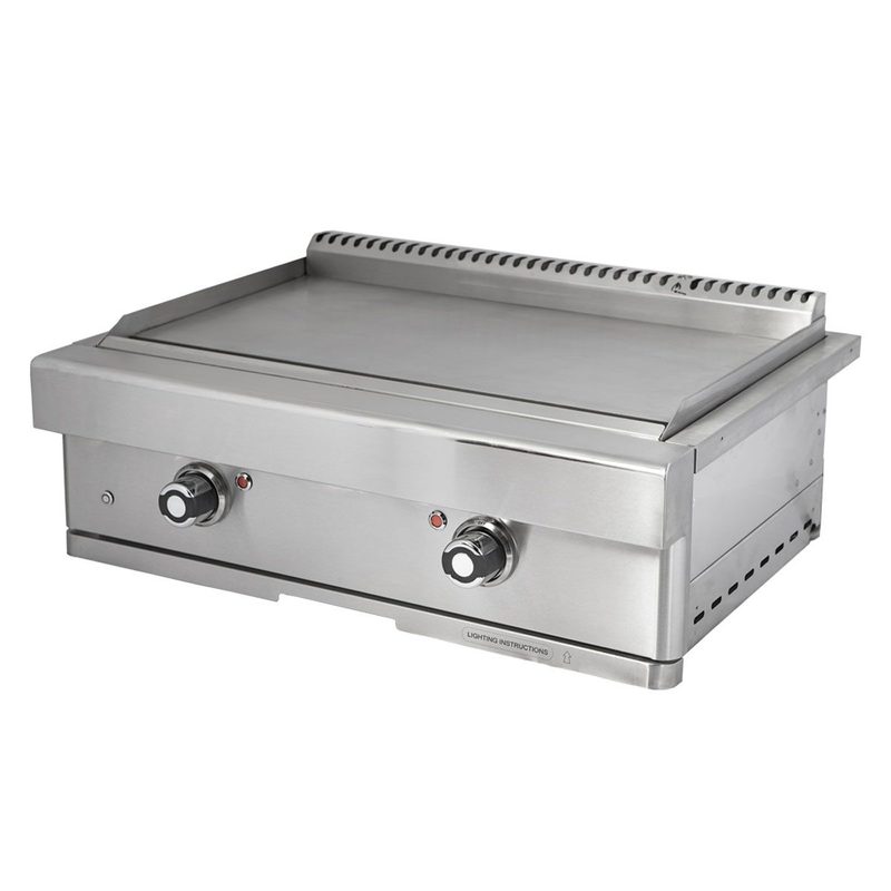 Turbo Teppanyaki 32-Inch Freestanding Gas Griddle - TEPPA32 / 4BRNCART