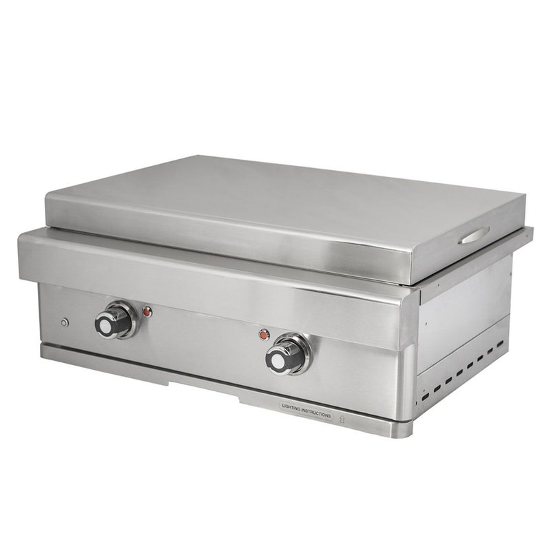 Turbo Teppanyaki 32-Inch Freestanding Gas Griddle - TEPPA32 / 4BRNCART