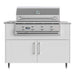 Weatherstong 50-Inch Surf Outdoor Kitchen | Miami Style Cabinet in Shell White