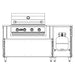 WeatherStrong 68 inch Horizon island interior storage layout with propane tank cabinet