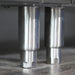 WeatherStrong outdoor kitchen island adjustable stainless steel leveling legs