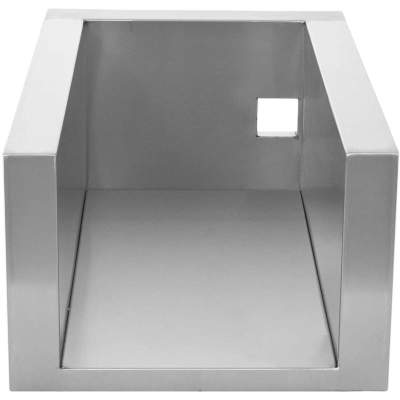 WeatherStrong outdoor kitchen vented stainless steel grill jacket liner