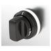 Upgraded Chrome Black Knob