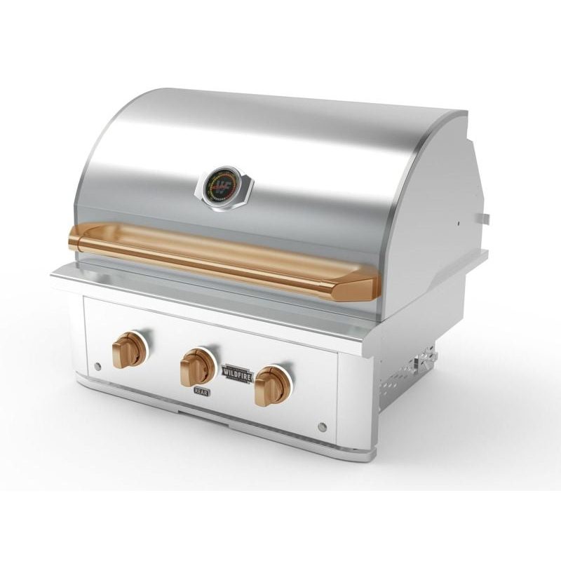 Wildfire Ranch Pro 30-Inch Stainless Steel Gas Grill - Brushed Bronze 