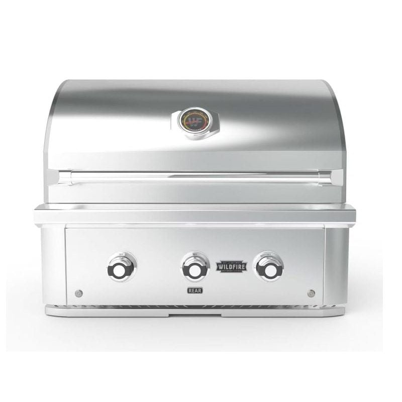 Wildfire Ranch Pro 30 Inch 304 Stainless Steel Gas Grill | Front View