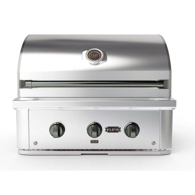 Wildfire Ranch Pro 30-Inch 2-Burner 304 Stainless Steel Gas Grill - Chrome Black Accents