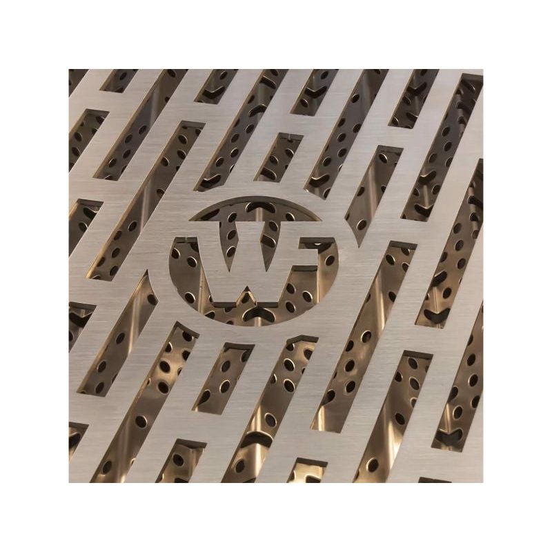 Wildfire Ranch Pro 30 Inch Black 304 Stainless Steel Freestanding Gas Grill - Brushed Stainless Accents | Cooking Grate Logo Detail
