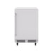 Zephyr Presrv 24-inch outdoor beverage cooler shown on the optional PRCAST-C001 caster set for freestanding installation.