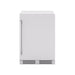 Zephyr Presrv 24-inch outdoor rated beverage cooler in stainless steel, front view with the door closed.