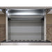 Close-up of the empty ribbed stainless interior and adjustable divider rail inside a Zephyr Presrv refrigerator drawer.