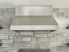 Zephyr Cypress 54-Inch Outdoor Wall Mount Range Hood Front View