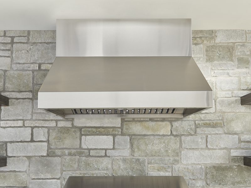 Zephyr Cypress 54-Inch Outdoor Wall Mount Range Hood Front View