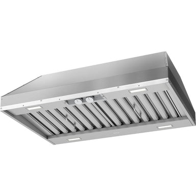 Zephyr Spruce 60-Inch Outdoor Range Hood Insert AK9858BS Angled Product View