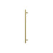 Zephyr Presrv PRHAN-C102 contemporary handle kit in brushed gold, round bar with standoff posts shown against a white background.